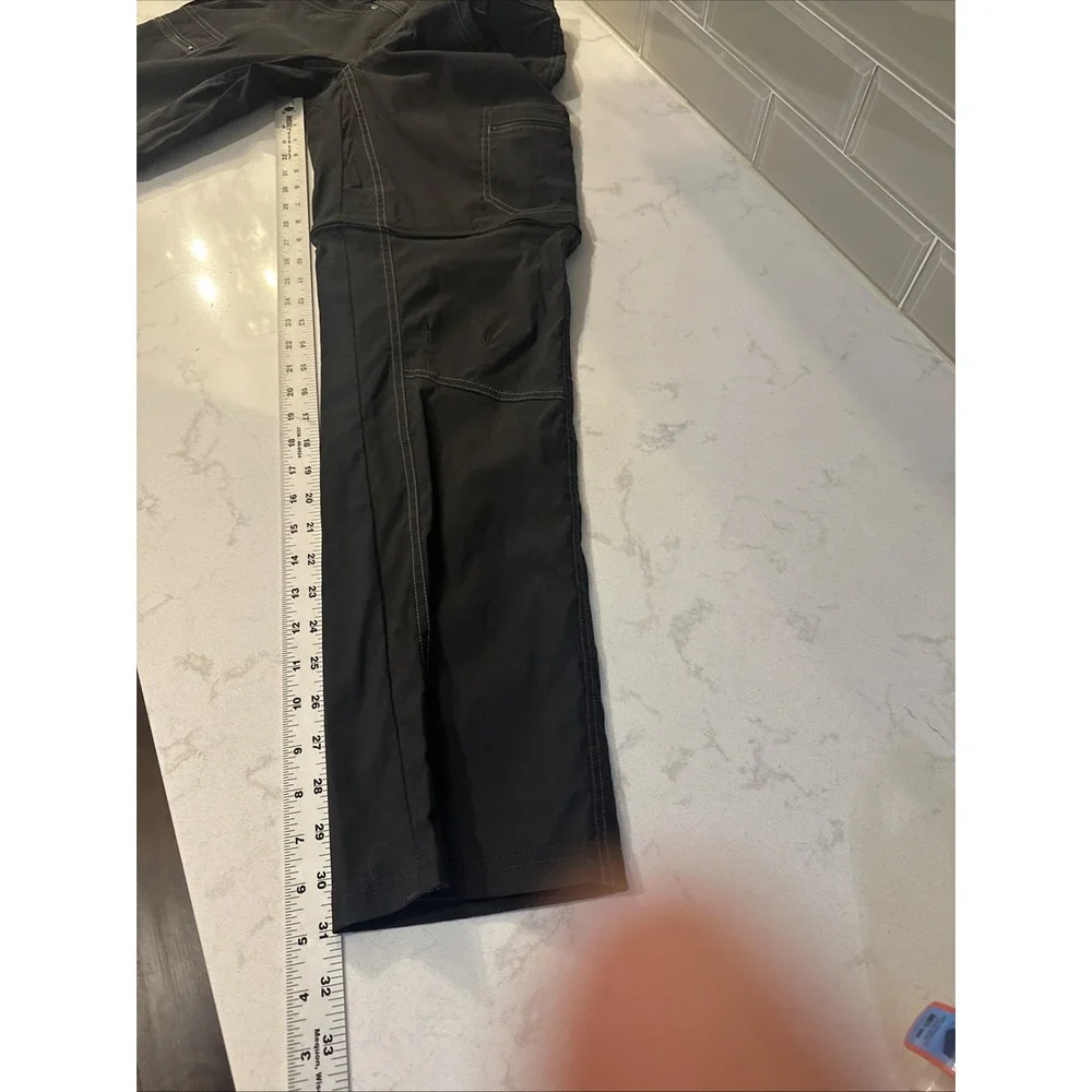 Kuhl Kliffside Pants Women's Size 2 Reg Convertible Zip Off Cargo Hiking Gray - Picture 13 of 16